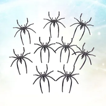 100 Db Gyűrű Tartozékok Műanyag Pókot Dekoráció Reális Pókok Halloween Dekoráció