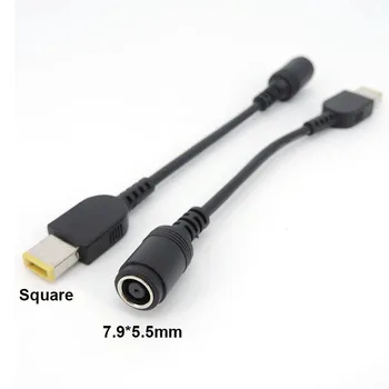 10cm 7.9*5.5 mm-es Kerek, hogy Jack Tér Plug Végén Adapter Pigtail Töltő csatlakozóhoz Átalakító Kábel IBM Lenovo Thinkpad