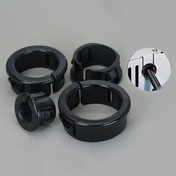 10db Fekete Műanyag Karika Tömítés Kerek Üreges vezetékek Védelme Bokrok Lyuk Plug O-gyűrűk Lezárt Tömítés 8 mm-es-50mm