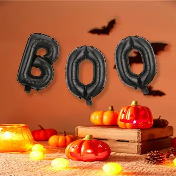 16Inch Levelet Boo Lufi Sokszínű Halloween Léggömb Dekoráció, Baba Zuhany Boldog Halloween 2023