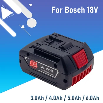 18V 6.0 Á Újratölthető Li-Ion Akkumulátor Bosch 18V Teljesítmény Eszköz Biztonsági 6000mah Hordozható Csere BOSCH 18V Akkumulátor BAT609