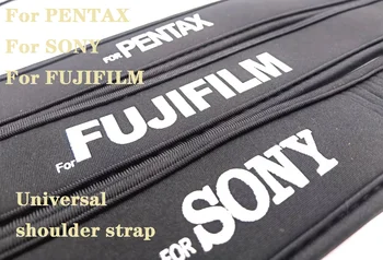 1PCSmera Váll csuklópánt A Pentax A Fujifilm A Sony Vízálló Materi Kamera Neckband Öv, nyakpánt Kamera Logó