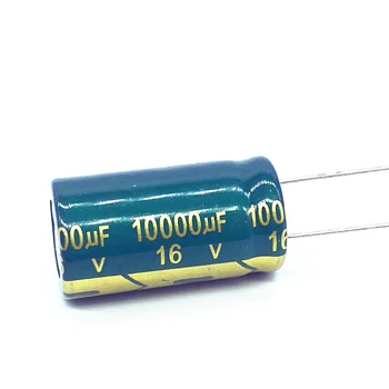 2db/sok 10000uf16V Alacsony ESR/Impedancia magas frekvenciájú alumínium elektrolit kondenzátor mérete 16*30 16V 10000uf 20%