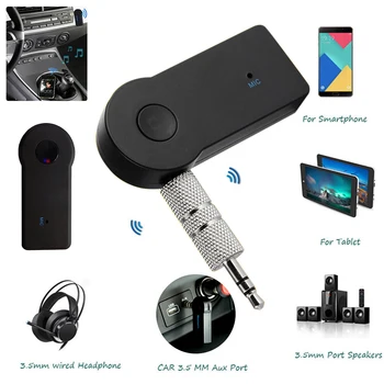 3,5 mm-es AUX Vezeték nélküli Bluetooth-kompatibilis 3.0 kihangosított Hívás Adapter, Autó, Zene-Vevőkészülék