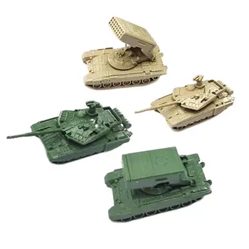 4db 1:144-Skála Tartály Több aknavetőt Modell Asztal Dekoráció Járművek Épület Készlet Mini Tank Járművek Ünnep, Ajándék