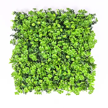 50x50CM Mesterséges Növények Műanyag Virág Fal Kültéri Otthon Kert Zöld DIY Otthoni Dekoráció Esküvői Hátteret, Virág Fal