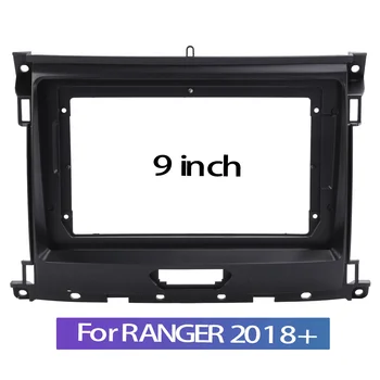 9 Inch 2 Din Autó Műszerfal Keret, Rádió, Videó Fascia Dash MP5 Lejátszó DVD Adapter Panel Ford Ranger 2018+