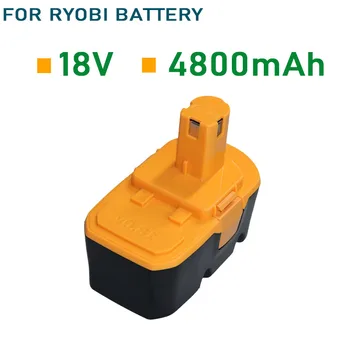 A 4800mAh 18V Csere Akkumulátor Kompatibilis Ryobi P100 p101-es ABP1801 ABP1803 BPP1820 Vezeték nélküli Szerszámok