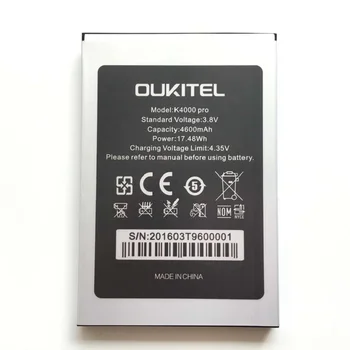A Ouqi G5-P4 Mobiltelefon Oukitel K4000 Pro Mobiltelefon Akkumulátor 4000mah Akkumulátor MAh MAh T96