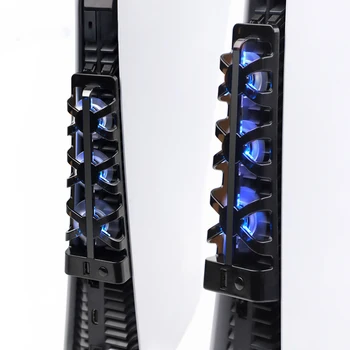 A PS5 Konzol Hátsó Hűtés Ventilátor LED Fény PS5 CD/DVD-ROM Kiadás Hűtési Rendszer a Playstation 5 Játék Tartozékok