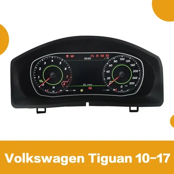 A Volkswagen VW Tiguan 2010-2017 Mérő Autó Digitális Cirkáló Sebesség Virtuális Műszer LCD Carplay Műszerfal Panel Fejegység, GPS