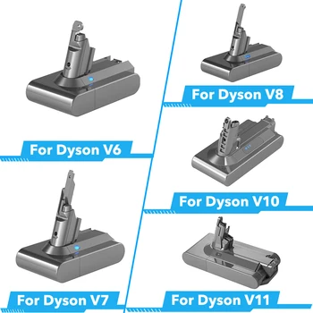 Akkumulátor Dyson V6 V7 V8-as V10 V11 Sorozat SV07 SV09 SV10 SV11 SV12 DC58 DC62 Kézi Porszívó Tartalék Újratölthető Aksija