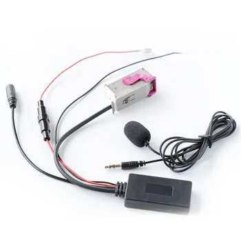 Autó, AUX-IN Audio Kábel Adapter RNS-E Navigációs Plusz Rádió Sztereó 32Pin Port Biztosíték Védelmi Eszköz Audio Kábel Adapter