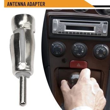 Autó Rádió Antenna Sztereo Adapter a Legtöbb Általánosan Használt Antenna Adapter Alakítja, Hogy Illeszkedjen az Újabb Típusú ISO Antenna Csatlakozók Alufelni+PVC