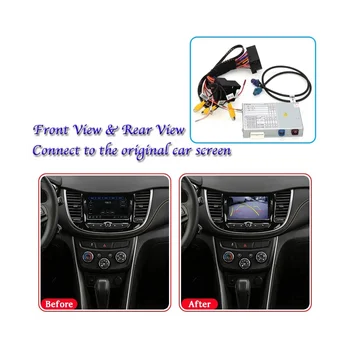 Autó Visszapillantó Kamera Adapter Hátrameneti Parkolás Képernyő Frissítés Modul Dekódolás a Chevrolet Trax 2012-2021