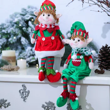 Boldog Karácsonyi Dekoráció az Otthoni Nagy Plüss Manó Baba karácsonyfa Díszek Új Év 2024 Noel Natal Navidad 2023 Gyerekek Ajándék