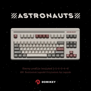 Domikey Űrhajós Egy Cseresznye Profil abs doubleshot keycap az mx szár billentyűzet 87 104 gh60 xd64 xd68 BM60 BM65 BM68