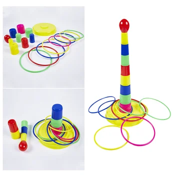 Eszközök A Gyerekek Műanyag Dobás Dobás Gyűrűk Játszott Játék M Korán Oktatási Bázis, Kör Játék Gyermek