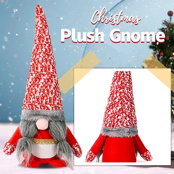 Fehér, Ezüst, Arany Karácsonyi Díszek Gnome Santa Tálca Törpe tomte barátja svéd Többszintű h A Karácsonyt Otthon Állapota