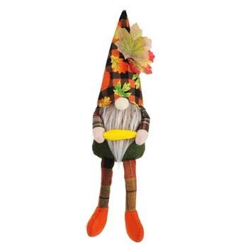 Fél Szüreti Fesztivál Dekoratív Gnome Díszek Dekoráció, Kézműves