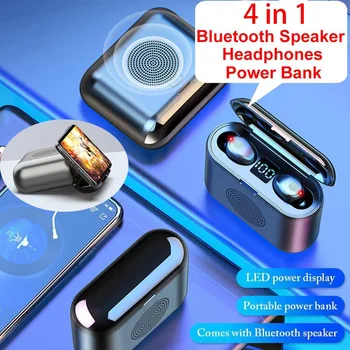 G6 2-in-1 Bluetooth Hangszóró Fülhallgató Fekete Technológia Kettős felhasználású TWS Nagy volumenű Szabadtéri Zene Fül Kényelmes Sztereó Fejhallgató
