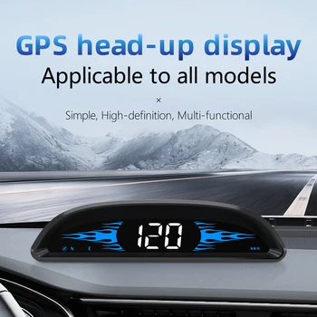 GPS HUD Automatikus Sebességmérő Head Up Display Autó Intelligens Digitális Riasztó Emlékeztető Mérő Elektronika, Tartozékok Minden Autó