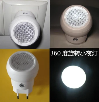 Háztartási LED ellenőrzött 360 fokos kis éjszakai fény, fény ellenőrzött indukciós lámpa, baba alszik a fény