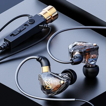 In Ear Fülhallgató Mikrofonnal Monitoring Fejhallgató zajszűrős Dinamikus 3,5 mm-es Ergonomikus Karaoke Élő Közvetítés