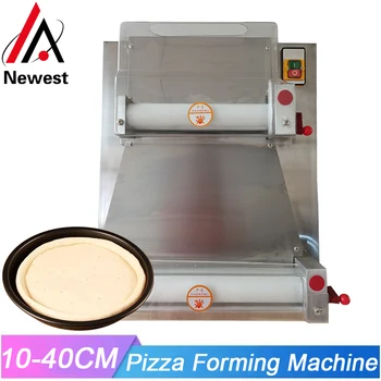 Kereskedelmi-állomány Pizza Tészta Alap Sheeter Roller tengelyű maró Képező Gép Tortilla Tészta Nyomja meg a Berendezés Pékség Bolt