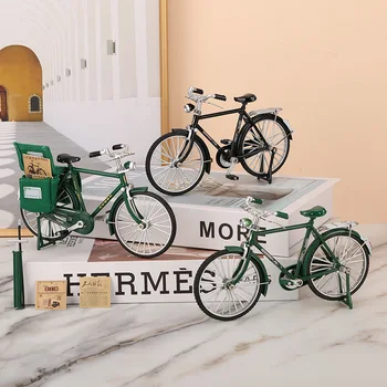 Kerékpár Modell Díszíteni 80-as évek Retro Modellek Régi Gyerekkori Kerékpár Asztali Dekoráció, Kézzel készített Karácsonyi újévi Ünnep, Ajándék