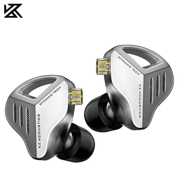 KZ ZVX Fülhallgató 1 Dinamikus HIFI Bass Fülhallgató In-Ear Monitor Fejhallgató Sport zajszűrő Headset