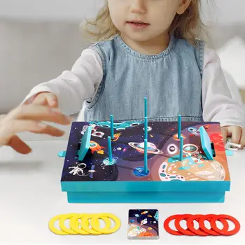 Készpénzes Játék Gyerekeknek Stabil Montessori Játék Oktatás Játékokat Dobott Gyűrűt a Játék Gyűrűt Feldobás Játék, a Család Fiúk Lányok Szülinapja