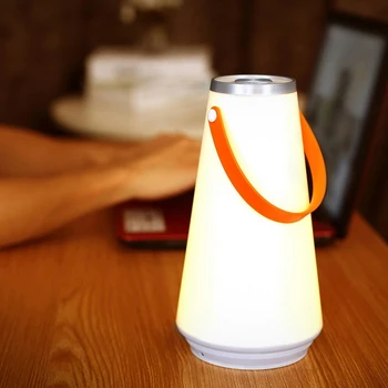 LED Kemping Lámpa USB Töltés Érintés Érzékelő Lámpa asztali Lámpa Hordozható Sátor Lámpa Szabályozható Éjszakai Fény Szabadtéri Lógó Lámpa