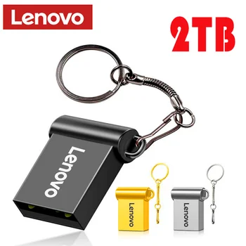 Lenovo U Merevlemez-1 tb-os 2 tb-os 512 gb-os Hordozható pendrive, Nagy Sebességű USB 3.0 pendrive C-Típusú Felület Vízálló Memoria Usb Flash Disk
