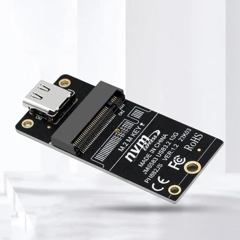 M. 2 C-Típusú HDD Esetben Adapter Fórumon JMS583 Chip Merevlemez Burkolat Adapter Kártya 10Gbps Támogatás 2230 2242 2260 2280 Méretű SSD
