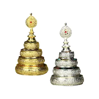 Mandala Manza Tálca Asztal Dekoráció Dísz Asztal Tibeti Mandala Kínál