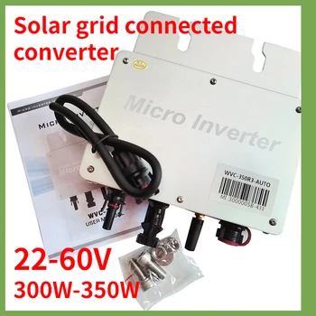 Mikro Inverter 350W WVC napelemekkel Nyakkendő Átalakító Vezeték nélküli Sorozat R3 DC22-60V, Hogy 120V/230V Auto Kapcsoló Wifi Monitor