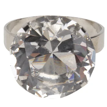 Nagy Gyémánt Gyűrű Valentin Napi Ajándék Díszítő Hercegnő Menyasszony Esküvői Kellék Ujját Szerető