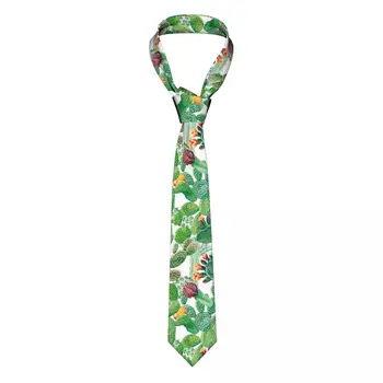 Nyakkendőt A Férfiak Hivatalos Vékony Nyakkendő Klasszikus Férfi Kaktusz Akvarell Esküvői Nyakkendő Úriember Keskeny