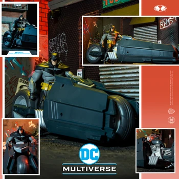Raktáron Eredeti Mcfarland Batcyle Batman Átok A Fehér Lovag Jármű Motorkerékpár-Gyűjtemény Modell Ajándék