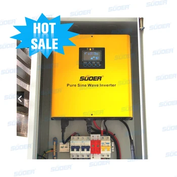 Suoer 1500VA 12v Tiszta szinuszos Inverter Alacsony Frekvenciájú Solar Power Inverter AC töltő napelemes inversor