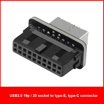 Számítógép Tartozékok 19pin Felület Usb3.0 / 3.1 Stabil c típus Plug-in Port Alaplap 10cbps