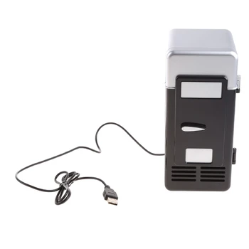 USB Mini Hűtőszekrény Hűtő LED-es Hűtő, Ital, Ital Hűtő Hajó