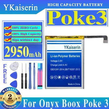 YKaiserin Akkumulátor Poke2 Poke3 az Onyx Boox Poke 2 Poke 3 kiváló minőségű akkumulátor batterij