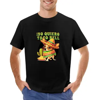 yo quiero taco bell-T-Shirt esztétikai ruhát túlméretezett póló férfi ruházat edzés ing
