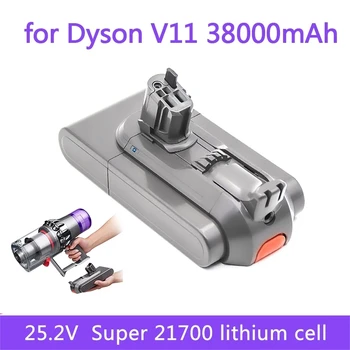 Új Dyson V11 Akkumulátor Abszolút V11 Állat Li-ion Porszívó Újratölthető Akkumulátor Szuper lítium cella 38000mAh