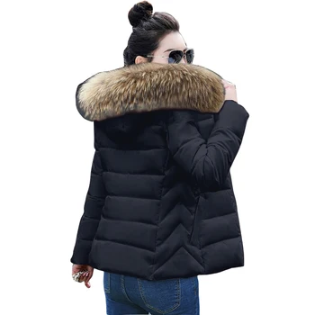 Őszi Női Kabát 2023 Kapucnis Téli Kabát műszőrme Gallér Zubbonyok Nő Plus Size 5XL Nők, Meleg Felsőruházat Rövid Kabát