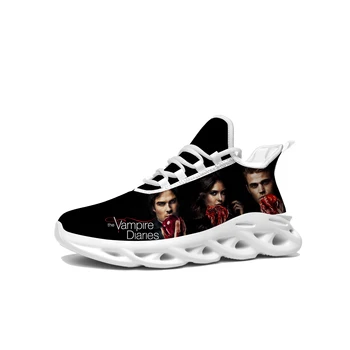 A Vampire Diaries Damon Salvatore Lakások Cipők Férfi Női Sport Futó Cipő, Magas Minőségű Cipő Személyre Szabott Készült Cipő