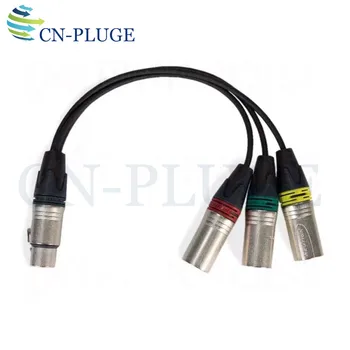 DMS (dupla MS) Mikrofon Dedikált Audio Kábel XLR7Pin Női 3 XLR3 Pin