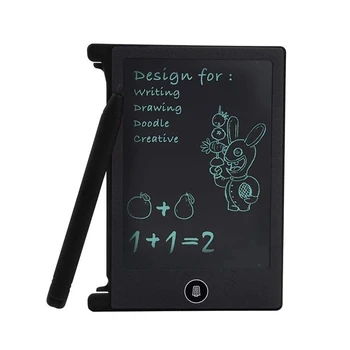 4.4 hüvelyk Írás Tabletta tervezőasztalhoz Gyermekek Graffiti Sketchpad Játékok Lcd Kézírás Tábla Mágikus rajztábla